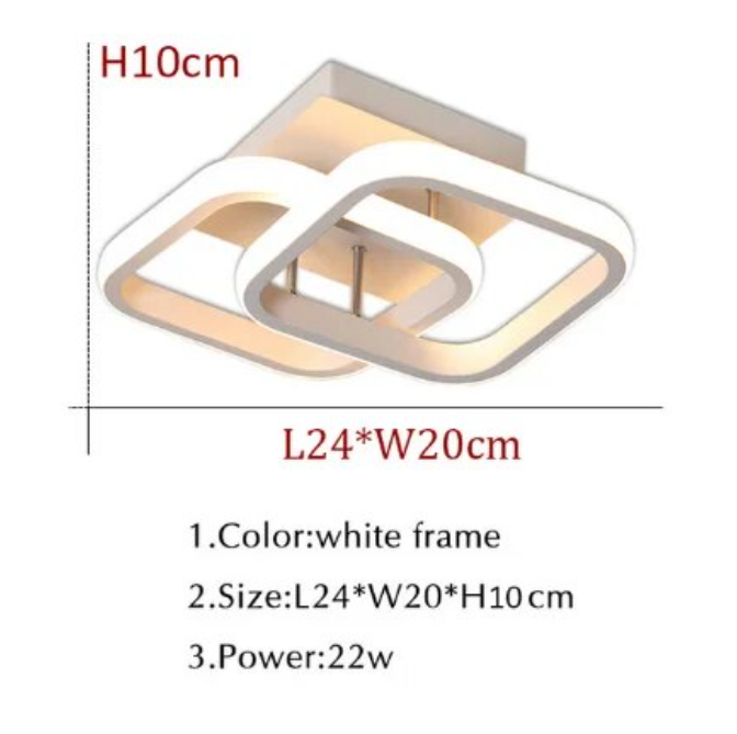 Plafonnier Design : Luminaire Plafonnier 10W Montage Encastré-LUMICONCEPT