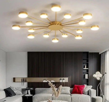 Plafonnier Design : Luminaire à Bras Multiples Style Contemporain-LUMICONCEPT