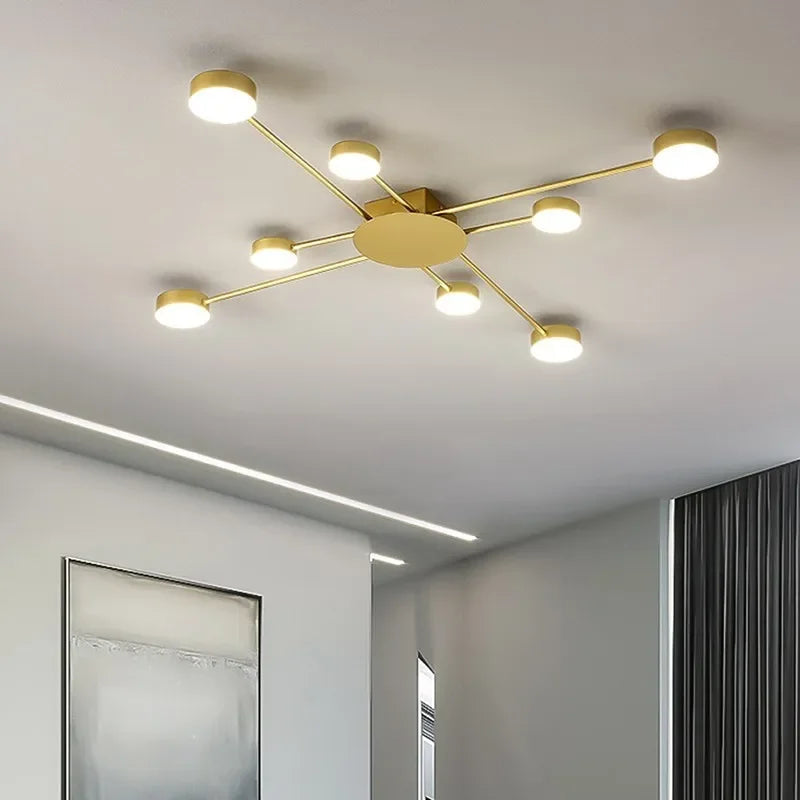 Plafonnier Design : Luminaire à Bras Multiples Style Contemporain-LUMICONCEPT