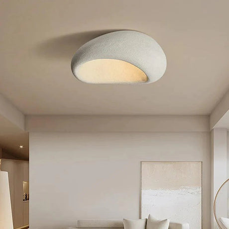 Plafonnier Design : Lustre de Plafond Nordique Effet Pierre-LUMICONCEPT