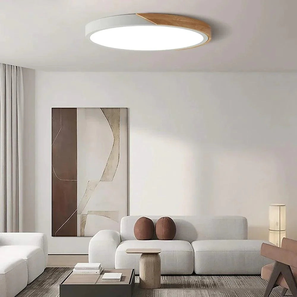 Plafonnier Design : Plafonniers LED Modernes en Bois pour un Éclairage Intérieur-LUMICONCEPT