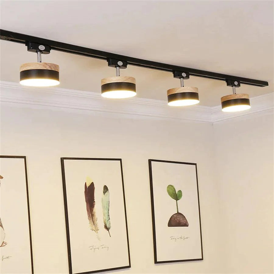 Plafonnier Design : Projecteur LED sur Rail Flexible à Rotation à 360°-LUMICONCEPT