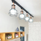 Plafonnier Design : Projecteur Vintage Rail LED Blanc et Blanc Chaud-LUMICONCEPT