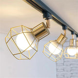 Plafonnier Design : Projecteur Vintage Rail LED Blanc et Blanc Chaud-LUMICONCEPT