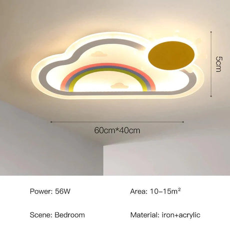 Plafonnier Enfant à Lumière Réglable et Couleurs Changeables-LUMICONCEPT