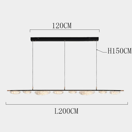 Plafonnier LED Suspendu Moderne avec Éclairage Réglable pour Salle à Manger-LUMICONCEPT