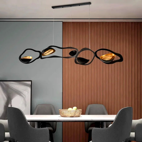 Plafonnier LED Suspendu Moderne avec Éclairage Régler et Dimmable pour Salle à Manger-LUMICONCEPT