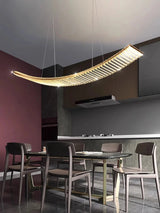 Plafonnier LED Suspendu Moderne en Crystal avec Lumière Modifiable pour Salon et Salle à Manger-LUMICONCEPT