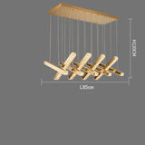 Plafonnier LED Suspendu Moderne pour Éclairage Intérieur avec Options de Gradation et de Couleur Ajustables-LUMICONCEPT