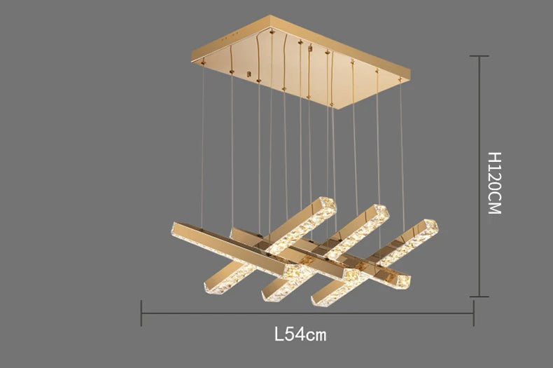 Plafonnier LED Suspendu Moderne pour Éclairage Intérieur avec Options de Gradation et de Couleur Ajustables-LUMICONCEPT