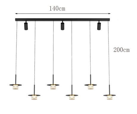 Plafonnier LED Suspendu Moderne pour Salon et Salle à Manger - Éclairage Décoratif Ajustable-LUMICONCEPT