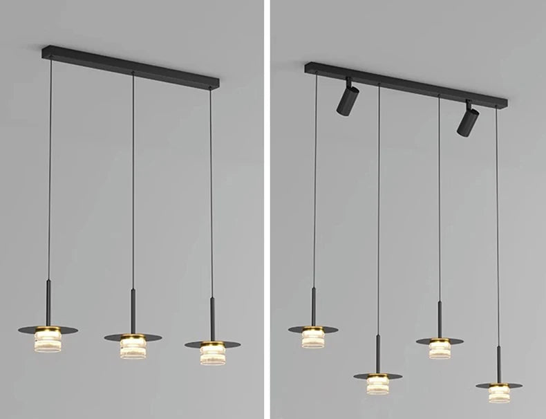 Plafonnier LED Suspendu Moderne pour Salon et Salle à Manger - Éclairage Décoratif Ajustable-LUMICONCEPT