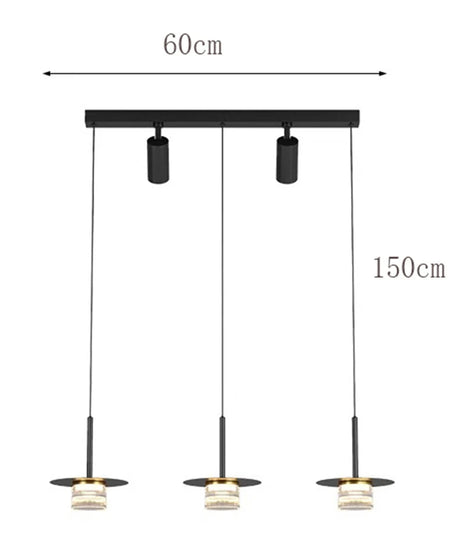 Plafonnier LED Suspendu Moderne pour Salon et Salle à Manger - Éclairage Décoratif Ajustable-LUMICONCEPT