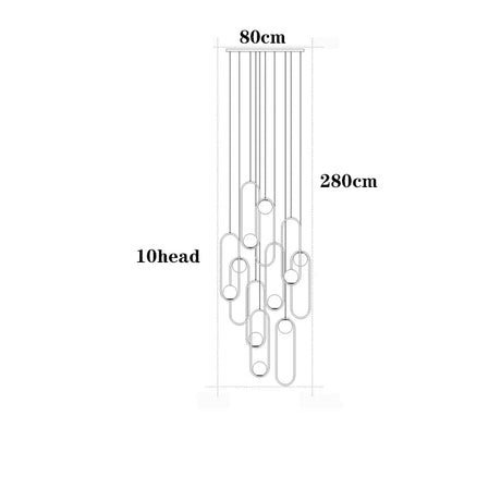 Plafonnier LED Suspendu Moderne pour Salon et Salle à Manger - Éclairage Décoratif avec Options de Dimmabilité-LUMICONCEPT