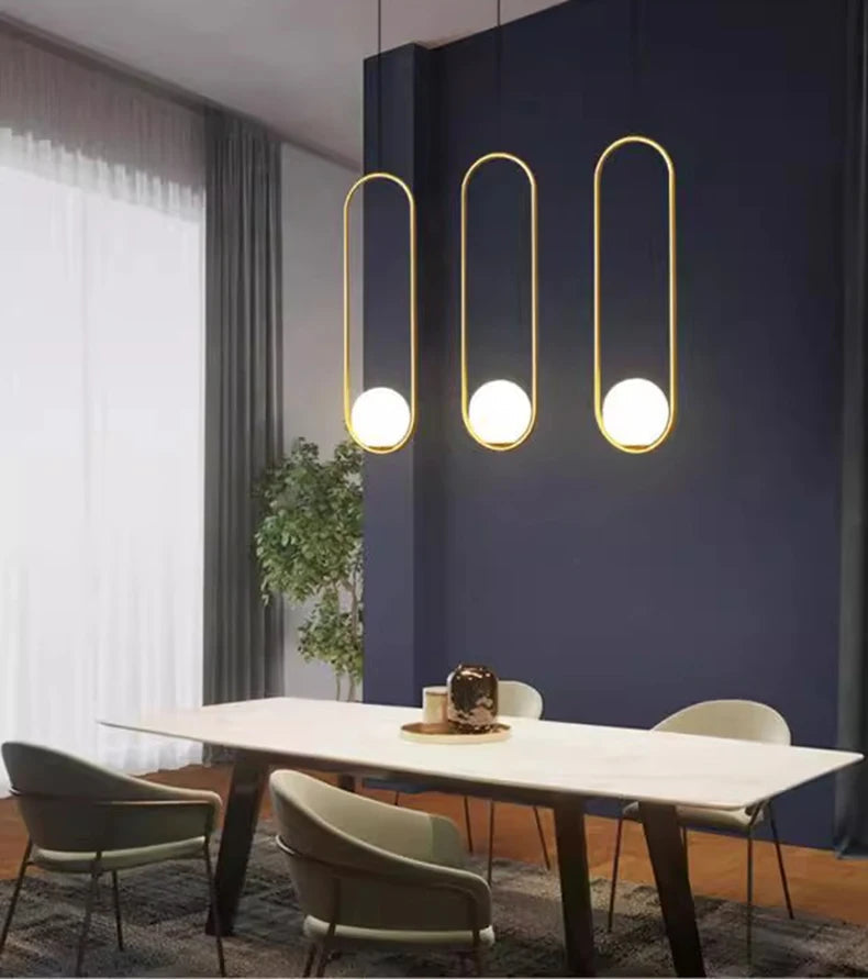 Plafonnier LED Suspendu Moderne pour Salon et Salle à Manger - Éclairage Décoratif avec Options de Dimmabilité-LUMICONCEPT