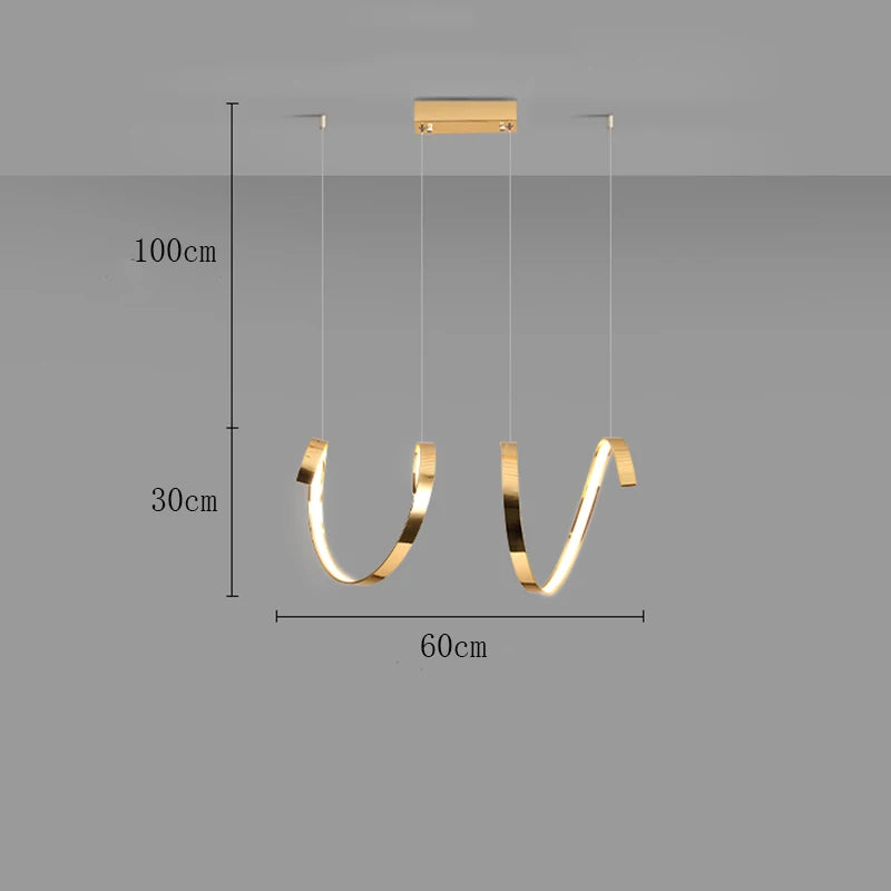 Plafonnier LED Suspendu Moderne pour un Éclairage Élégant de Salon et Salle à Manger-LUMICONCEPT