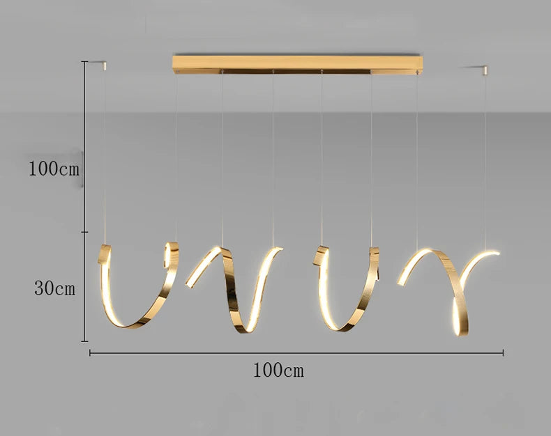 Plafonnier LED Suspendu Moderne pour un Éclairage Élégant de Salon et Salle à Manger-LUMICONCEPT