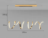 Plafonnier LED Suspendu Moderne pour un Éclairage Élégant de Salon et Salle à Manger-LUMICONCEPT