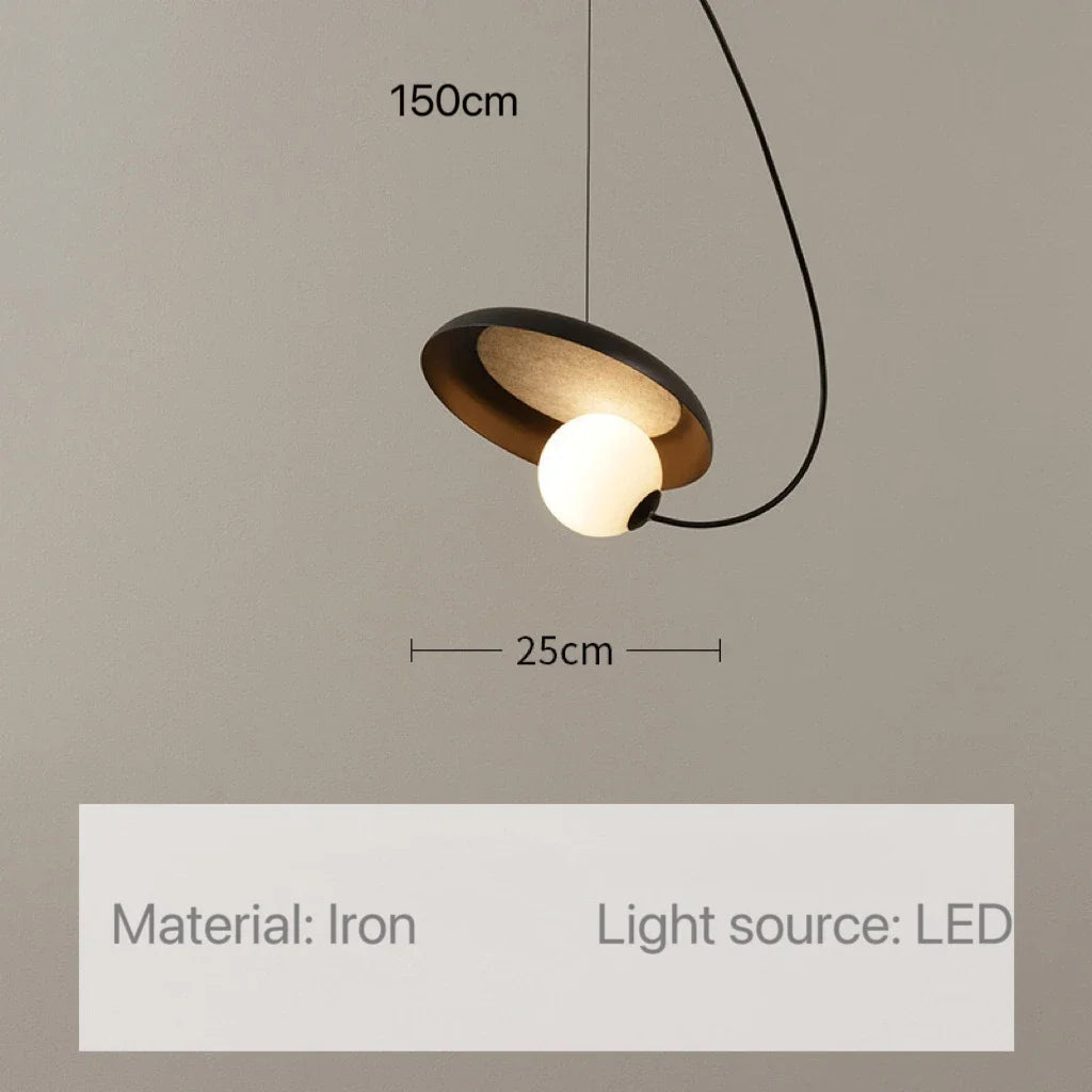 Plafonnier LED en Boule de Verre Magnétique - Luminaire Décoratif Moderne pour Intérieur et Extérieur-LUMICONCEPT