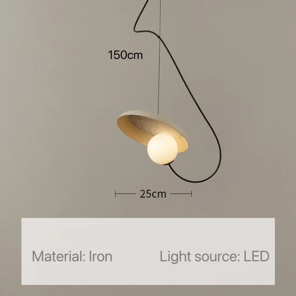 Plafonnier LED en Boule de Verre Magnétique - Luminaire Décoratif Moderne pour Intérieur et Extérieur-LUMICONCEPT