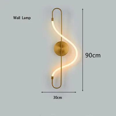 Plafonnier à LED Modern avec Éclairage Ondulé et Finition Chromée-LUMICONCEPT