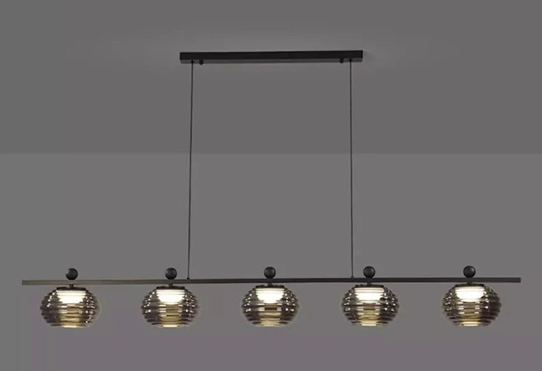 Plafonnier en Verre Design Fantaisie pour Salon et Salle à Manger, Luminaire Moderne et Lumineux-LUMICONCEPT