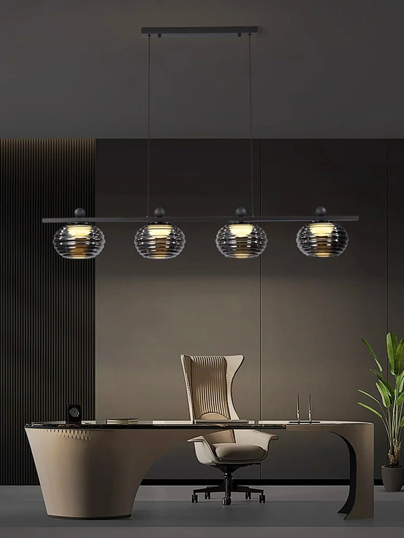 Plafonnier en Verre Design Fantaisie pour Salon et Salle à Manger, Luminaire Moderne et Lumineux-LUMICONCEPT