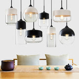 Lampe Suspendue en Verre Design Nordique Moderne