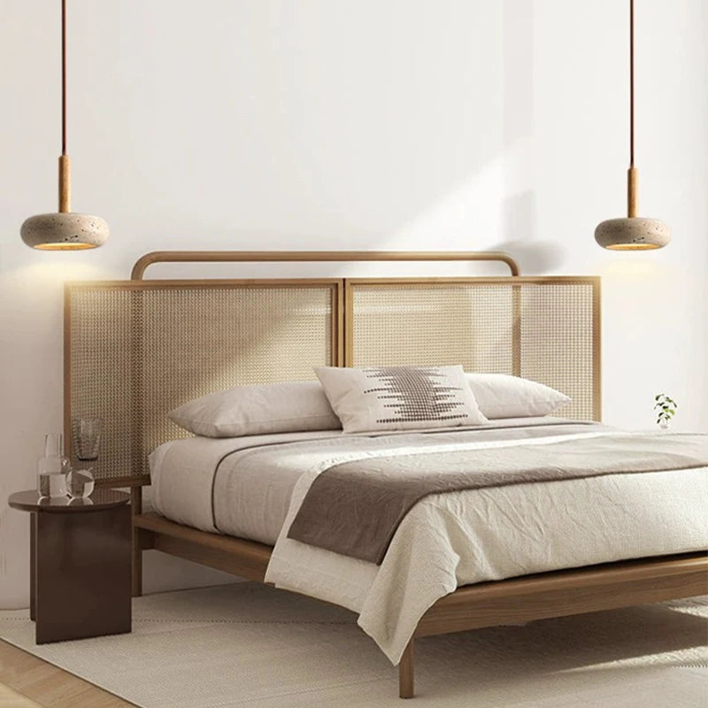 Lampe LED Suspendue en Pierre - Design Moderne d'Nik pour une Ambiance Élegante