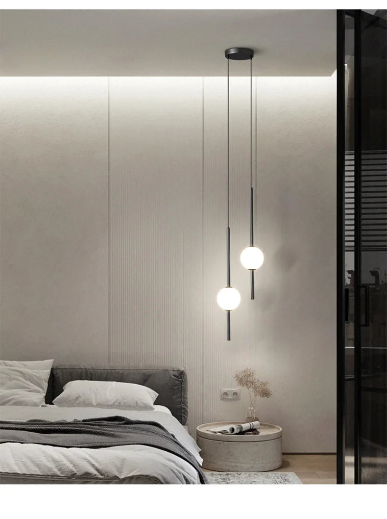 Lampada a sospensione LED in acrilico nordico: illuminazione moderna ed elegante