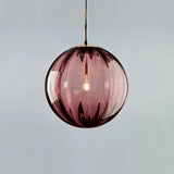 Lampe LED Suspendue en Boule de Verre - Design Nordique Moderne par Lava Corki