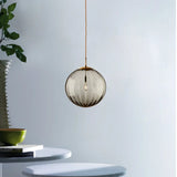 Lampe LED Suspendue en Boule de Verre - Design Nordique Moderne par Lava Corki