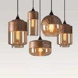 Lampe Suspendue en Verre Design Nordique Moderne