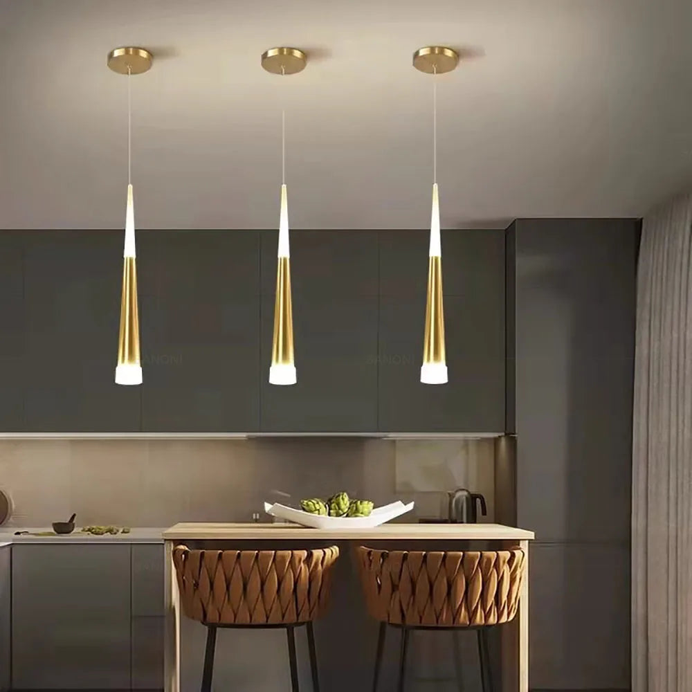 Lampada a sospensione a LED dal design nordico di DAMIASMILA – Illuminazione elegante per soggiorno e ufficio