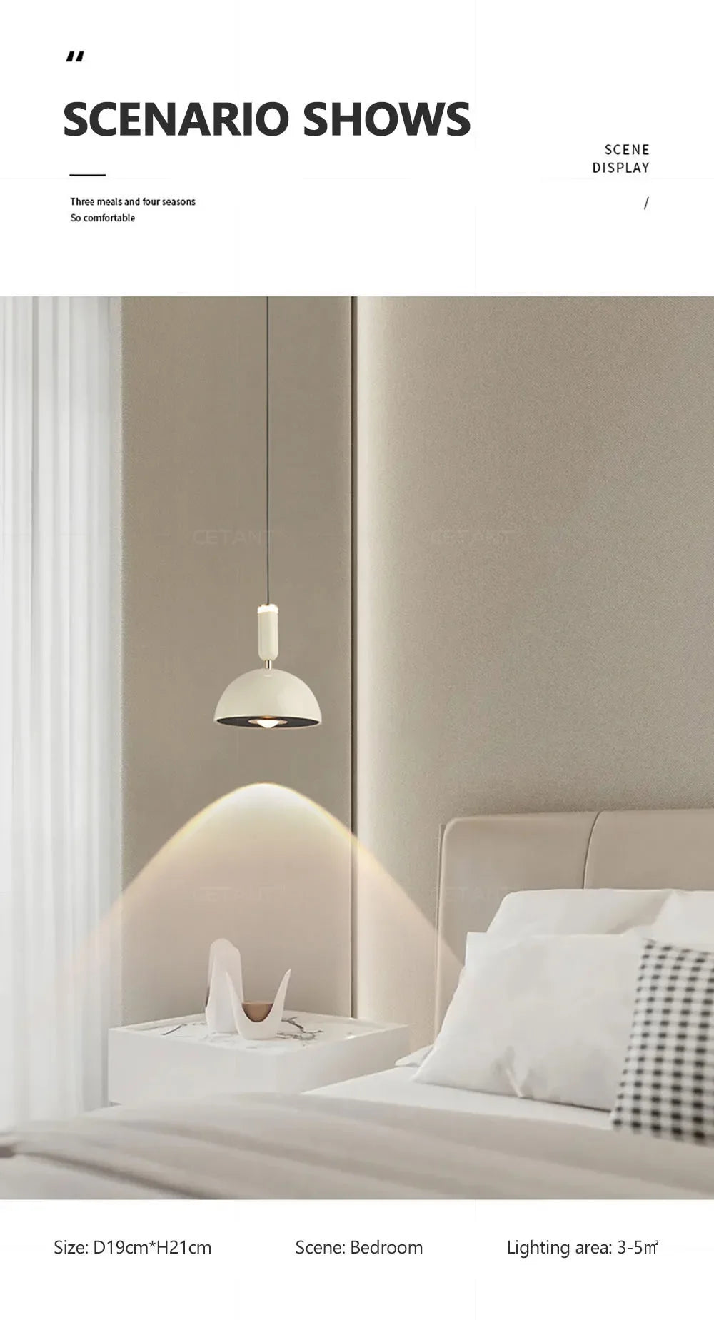 Lampe LED Suspendue en Fer au Design Nordique Moderne de PHYVAL