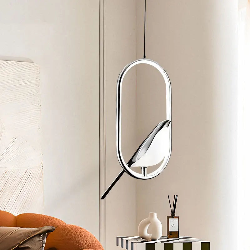 Lampe Suspendue LED en Forme d'Oiseau Maghelicopter d'Olinsheng - Élégance Moderne pour Votre Intérieur