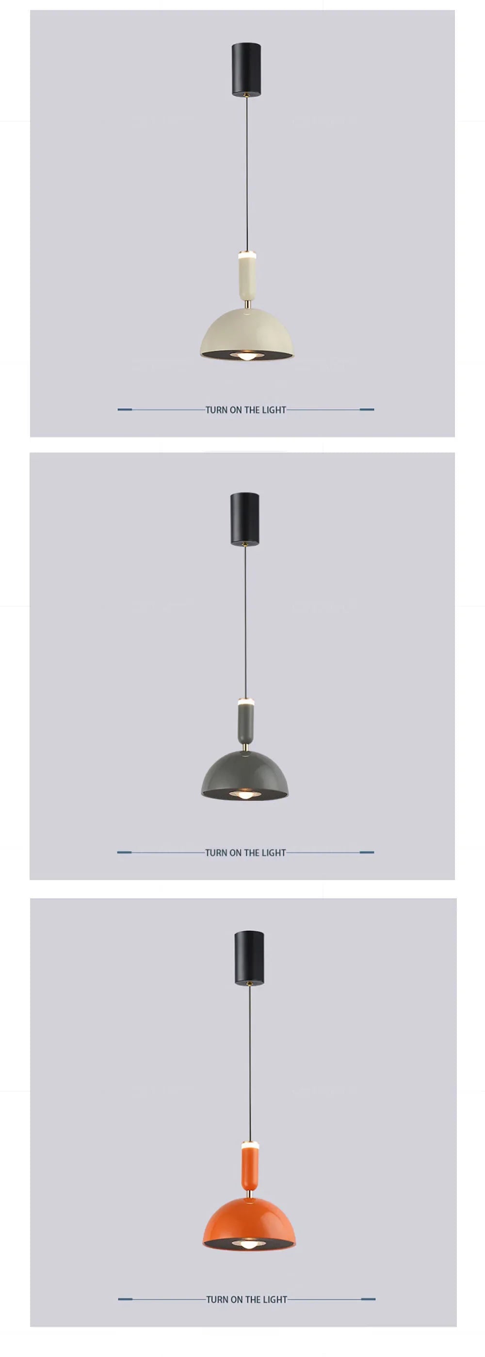 Lampe LED Suspendue en Fer au Design Nordique Moderne de PHYVAL