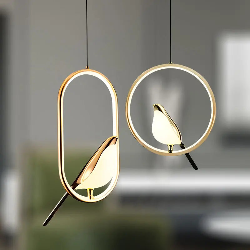 Lampe Suspendue LED en Forme d'Oiseau Maghelicopter d'Olinsheng - Élégance Moderne pour Votre Intérieur