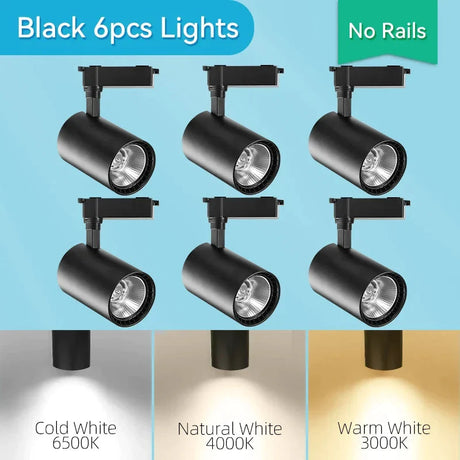 Spot Plafond : Lampe sur Rail LED Spot Luminaire Surface Montée-LUMICONCEPT