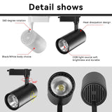 Spot Plafond : Lampe sur Rail LED Spot Luminaire Surface Montée-LUMICONCEPT