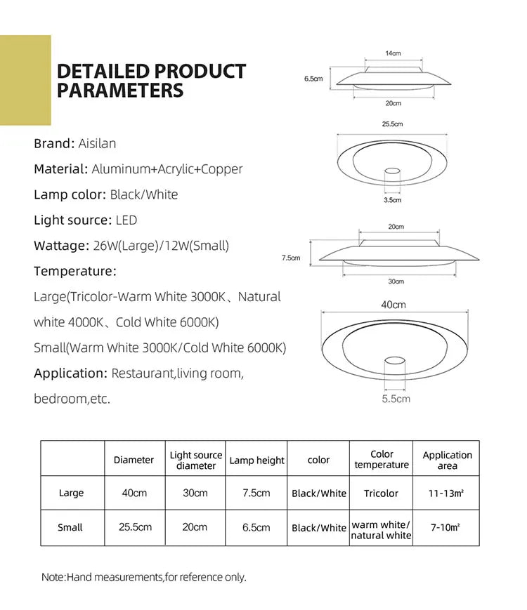 Spot Plafond : Luminaire de Plafond Moderne Aluminium Cuivre-LUMICONCEPT