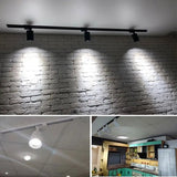 Spot Plafond : Projecteur sur Rail à LED Chrome Poli-LUMICONCEPT