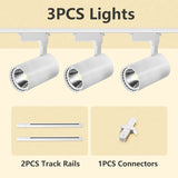 Spot Plafond : Projecteur sur Rail à LED Chrome Poli-LUMICONCEPT