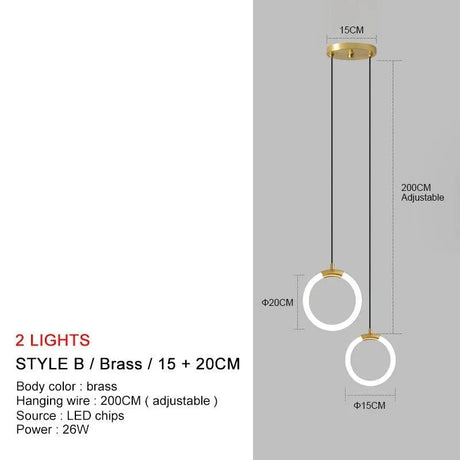 Suspension Élégante Contemporaine en Métal Noir avec Lumière LED Intégrée-LUMICONCEPT