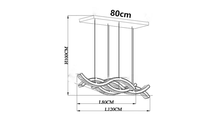 Suspension Élégante en Cristal pour Salon et Salle à Manger-LUMICONCEPT