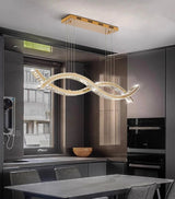 Suspension Élégante en Cristal pour Salon et Salle à Manger-LUMICONCEPT