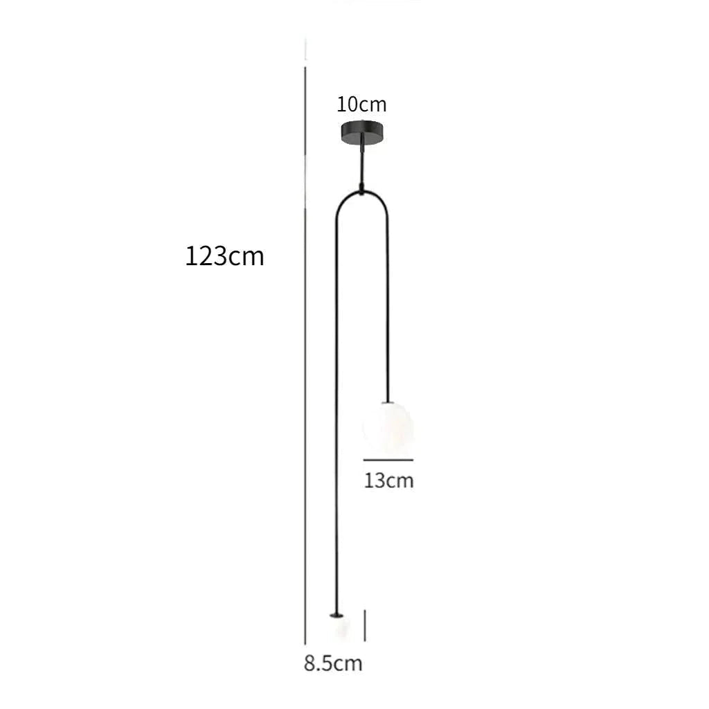 Suspension Élégante en Laiton et Verre avec Double Globe -LUMICONCEPT