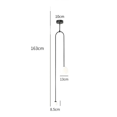 Suspension Élégante en Laiton et Verre avec Double Globe -LUMICONCEPT