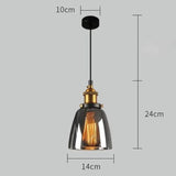 Suspension Élégante en Verre Transparent pour un Éclairage Chic et Classique-LUMICONCEPT