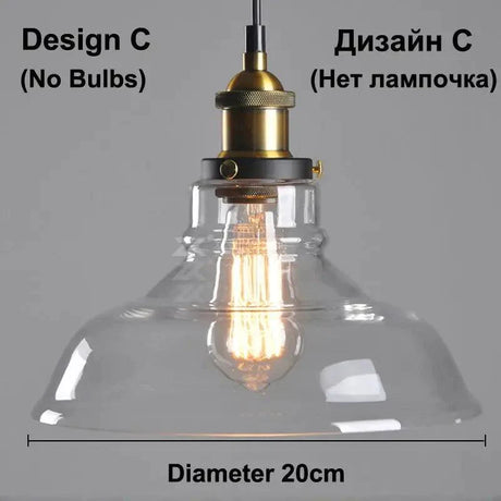 Suspension Élégante en Verre Transparent pour un Éclairage Chic et Classique-LUMICONCEPT